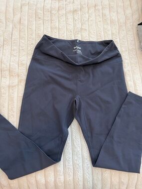 Garage Fold-Over Waist Leggings - Charcoal Gray